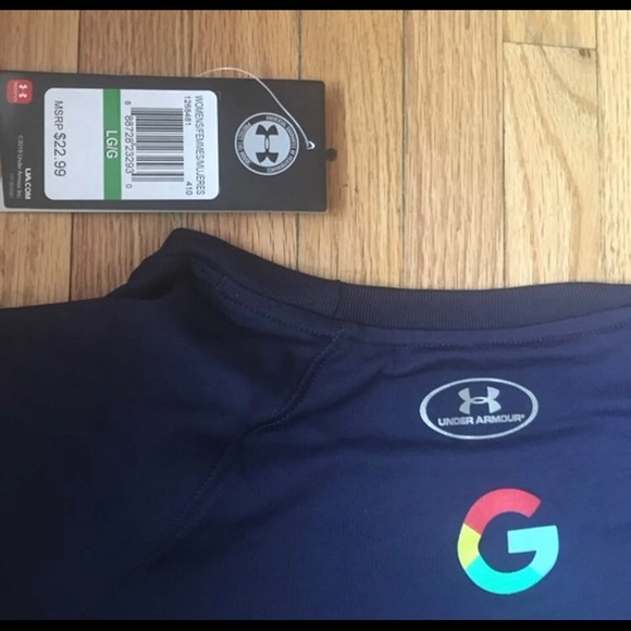 L ATAP Google Skunkworks team ladies UA T-shirt RARE - Picture 3 of 4